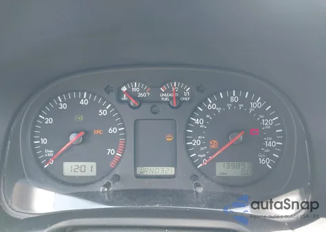 2001 Volkswagen Golf Gls from USA, damaged, VIN 9BWGT61J514048125